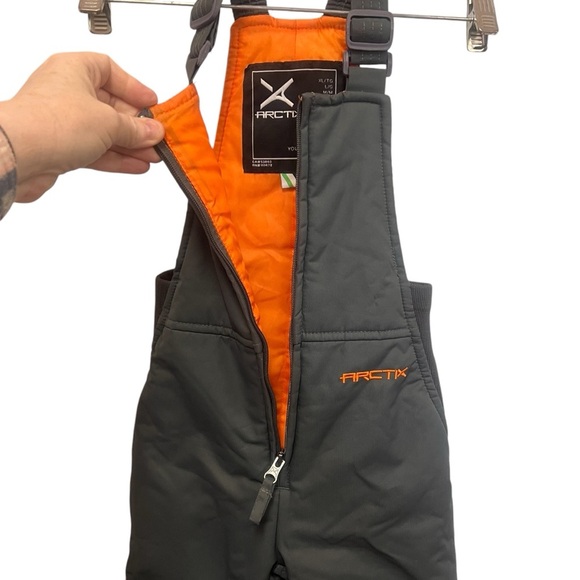 ARCTIX Snow Pants Kids UNISEX grey w/reinforced knees/ankles size XXS - Picture 4 of 13